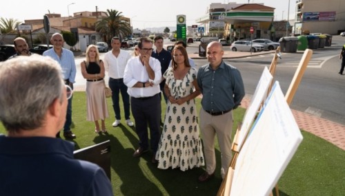 Comienza la transformación de la Avenida 28 de Febrero de Albox en un gran bulevar