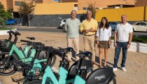 Huércal de Almería estrena el servicio de bicicletas eléctricas compartidas
