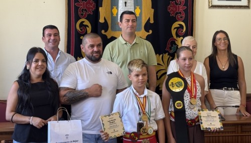 Níjar reconoce a sus jóvenes campeones de España de boxeo
