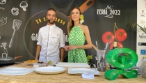 El saludable &lsquo;Poke Almer&iacute;a&rsquo;, con gamba roja, verduras y AOVE, se saborea en el Espacio Gastron&oacute;mico de la Feria