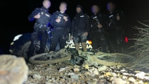 Rescatan a un ciclista desaparecido en plena noche en medio de una tormenta