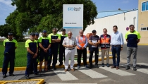 V&iacute;car rememora con un simulacro el incendio en la planta de Smurfit Kappa