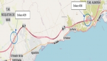 Aprobado el tercer carril de la A7 entre Almer&iacute;a y Roquetas de forma provisional