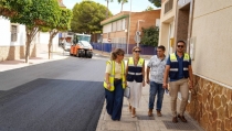 El Ejido renueva el asfalto de once calles de Santa Mar&iacute;a del &Aacute;guila