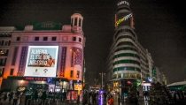 'Costa de Almer&iacute;a' se promociona en las pantallas exteriores de los Cines Callao de Madrid
