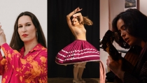 Ana Mar Garc&iacute;a de Quero, Marta Bonilla y Miriam Moreno, en el ciclo ImproVables
