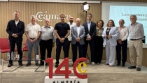 Pablo Sim&oacute;n analiza en la C&aacute;mara de Almer&iacute;a el bloqueo de una legislatura sin Presupuestos