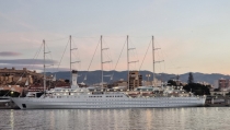El velero 'Wind Surf' cierra la temporada de cruceros en la provincia de Almer&iacute;a