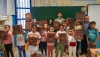Escolares de El Ejido aprenden el uso correcto del contenedor marr&oacute;n