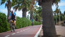 Finalizan las obras de mejora del carril bici entre Almer&iacute;a y la universidad