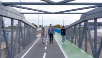 Campohermoso y San Isidro, unidos por un nuevo carril para bicis y peatones