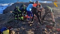 La Guardia Civil de Almer&iacute;a auxilia a una persona herida en Cabo de Gata