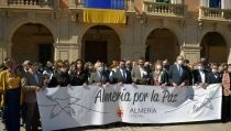 Almer&iacute;a reclama paz para Ucrania y se prepara para acoger refugiados