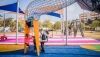 Roquetas de Mar inaugura nuevos juegos infantiles en el Parque de Los Bajos