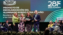 Once personas y entidades de Almer&iacute;a reciben la Bandera de Andaluc&iacute;a por el 28F