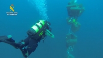 Recuperan m&aacute;s de una tonelada de hach&iacute;s del fondo del mar en la costa de Almer&iacute;a