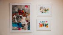 Maritina Delgado expone sus &uacute;ltimas pinturas y esculturas en el Castillo de Santa Ana