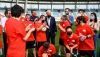 Del Bosque anima a los jugadores de la Fundaci&oacute;n UDA a "seguir luchando por vuestros sue&ntilde;os"