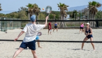 La Escuela Municipal de Tenis Playa se pone en marcha en las pistas del Delta del Andarax