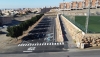 El campo de f&uacute;tbol de Aguadulce estrena zona de aparcamiento