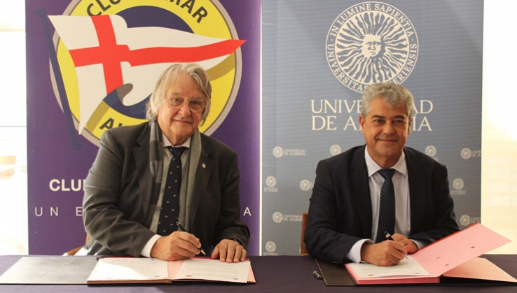 La UAL y el Club de Mar de Almer&iacute;a firman un convenio de colaboraci&oacute;n