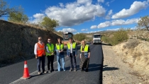La Junta realiza obras de rehabilitaci&oacute;n en varias carreteras de la provincia
