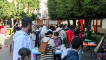 La Plaza de la Virgen del Mar acoge talleres para vivir Una Navidad Sostenible