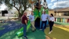 Hu&eacute;rcal-Overa, a punto de finalizar las obras del parque infantil en El Saltador