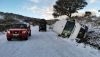 Los bomberos rescatan a dos mujeres tras salirse de la carretera a causa de la nieve