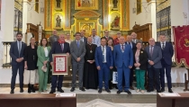 Antonio Fern&aacute;ndez Piqueras lee el preg&oacute;n de las fiestas de San Marcos de Adra