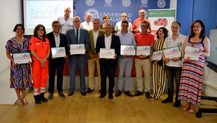 La Universidad de Almer&iacute;a, reconocida como Zona Cardioasegurada por el 061