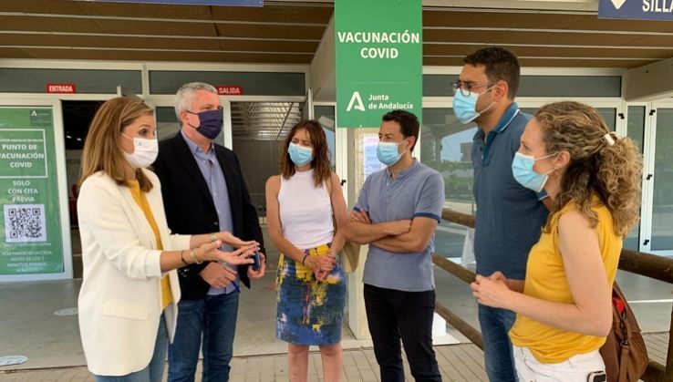 El Palacio de los Juegos Mediterr&aacute;neos habilita nuevas zonas para la vacunaci&oacute;n