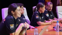 Estudiantes internacionales de la UAL asisten a un curso sobre seguridad