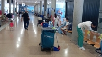 Verdiblanca refuerza el servicio de limpieza en el Puerto de Almer&iacute;a por la OPE