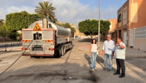 Hu&eacute;rcal de Almer&iacute;a lleva a cabo la renovaci&oacute;n del asfaltado de varias calles