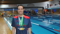 Carlos Tejada gana cuatro medallas en el Campeonato de Andaluc&iacute;a de Nataci&oacute;n
