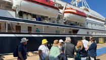 El crucero de lujo SeaDream II llega por primera vez al Puerto de Almer&iacute;a