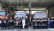 Los bomberos de Almer&iacute;a rinden homenaje a la mujer asesinada en Dal&iacute;as