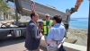 Comienzan los trabajos de aportaci&oacute;n de arena en la playa de Aguadulce