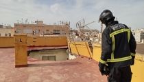 Desalojan un edificio de cinco plantas en el Tagarete tras sufrir un desplome parcial