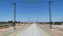 Instalan las primeras estructuras para electrificar la LAV Murcia-Almer&iacute;a