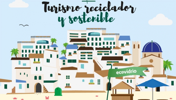 Carboneras conciencia sobre el reciclaje de vidrio para conseguir la Bandera Verde