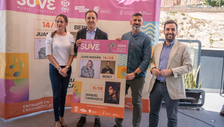 Juan Mag&aacute;n, Beret y Manuel Carrasco actuar&aacute;n en el Su&middot;Ve Music Festival