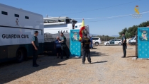La Guardia Civil despliega un amplio dispositivo de seguridad por el Dreambeach