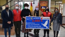 Los empleados de la cooperativa Eurosol recaudan fondos para Ucrania